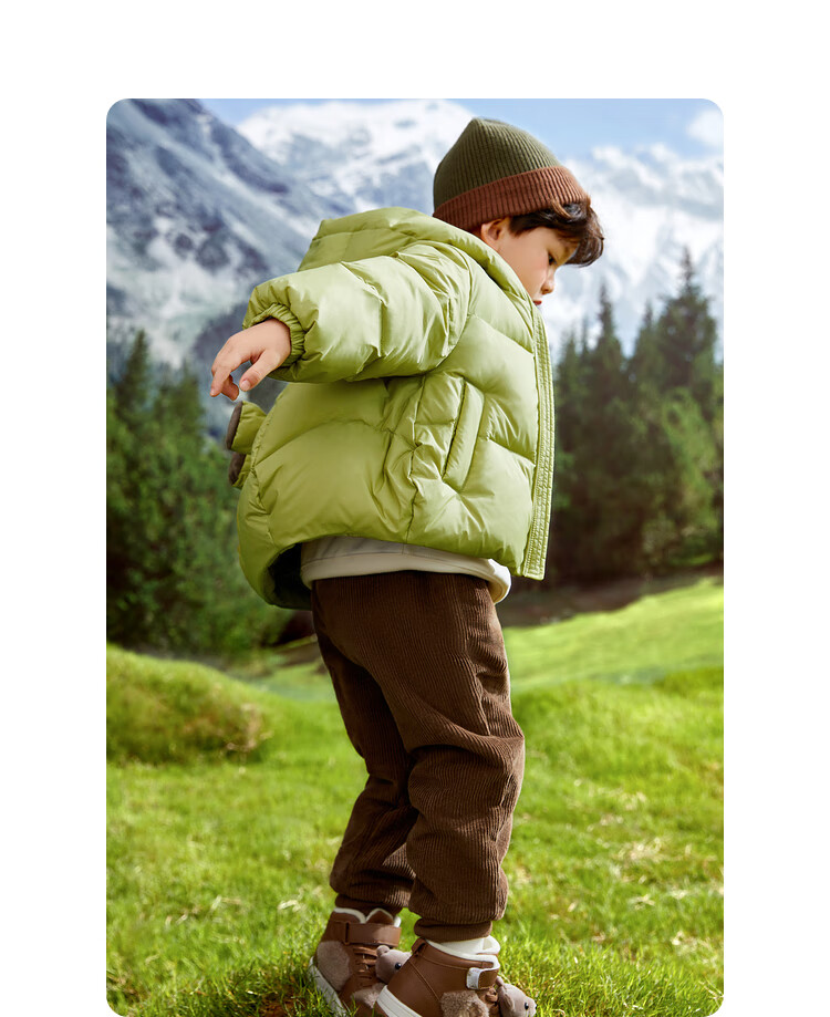 BALABALA Kids Baby Down Jacket Three-Proof Boys Winter Hooded Coat Girls Cute 2025 New Puffer Jacket 19