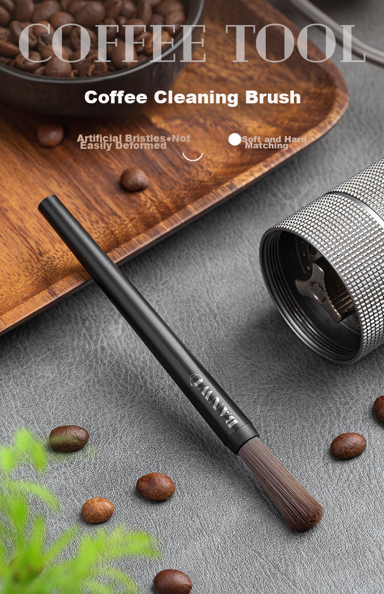 Banwushenghuo Coffee Brush, Grinder Cleaning Brush, Coffee Machine Cleaning Brush, Coffee Powder Cleaning Brush, Coffee Accessories Cleaner 1