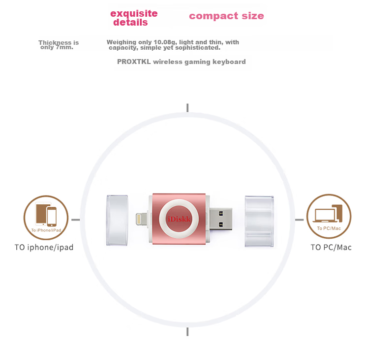 IDiskk 256GB MFi Certified Four-In Phone USB Drive, Type-C Direct Connection to Computer, Large Capacity Storage, Suitable for Huawei, Android, Apple 15 IPhone 16, Photo Backup Flash Drive 10