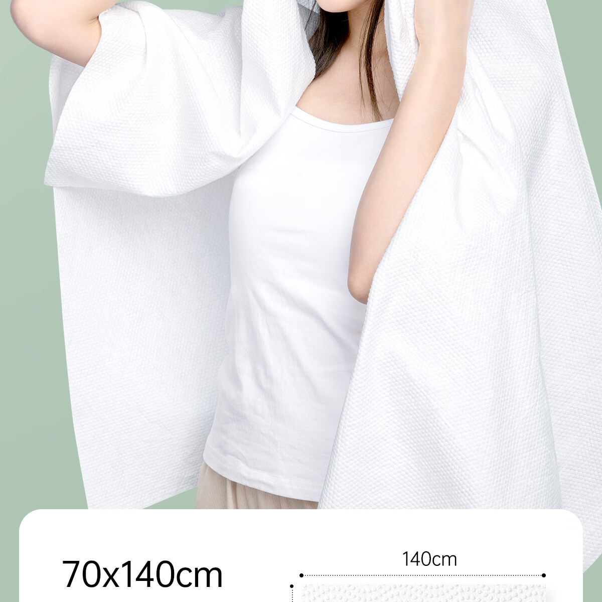 BADIGAO Disposable Quick-Dry Hair Cap for Women Super Absorbent Thickened Hair Towel Portable Bath Shower Cap 7