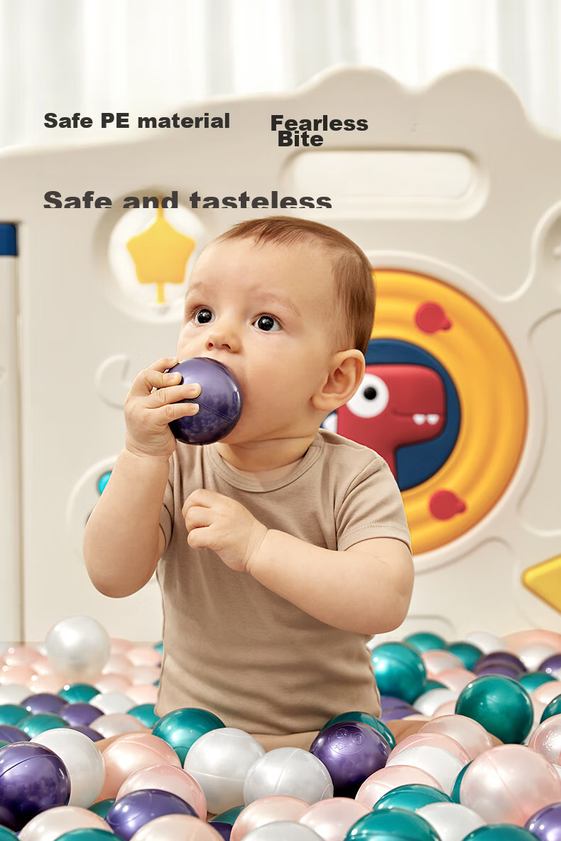 Babycare Ocean Ball Indoor Home Bouncy Pool, Baby Infant Child Chewable Ball Pit, Sainuo Ocean Balls, 50 Pieces 3