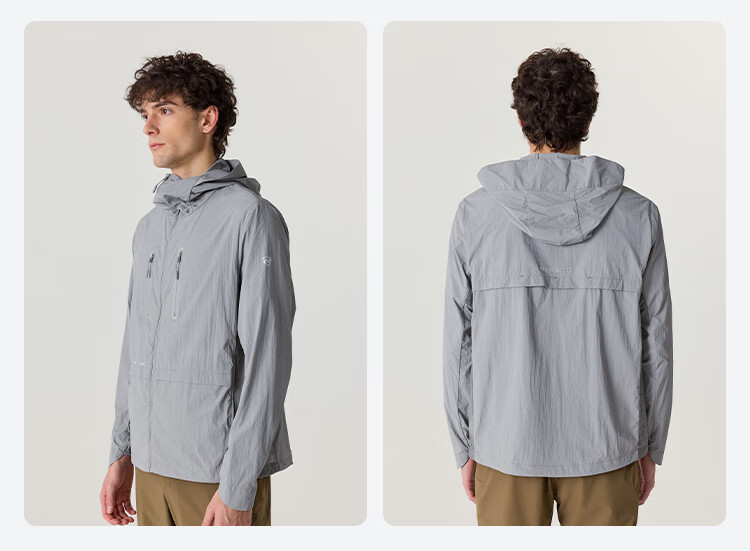NORTHLAND UPF 500+ Outdoor Men's Original Yarn Sun Protection Jacket Cooling Antibacterial Breathable Lightweight Skin Jacket Sun Protection Clothing 13