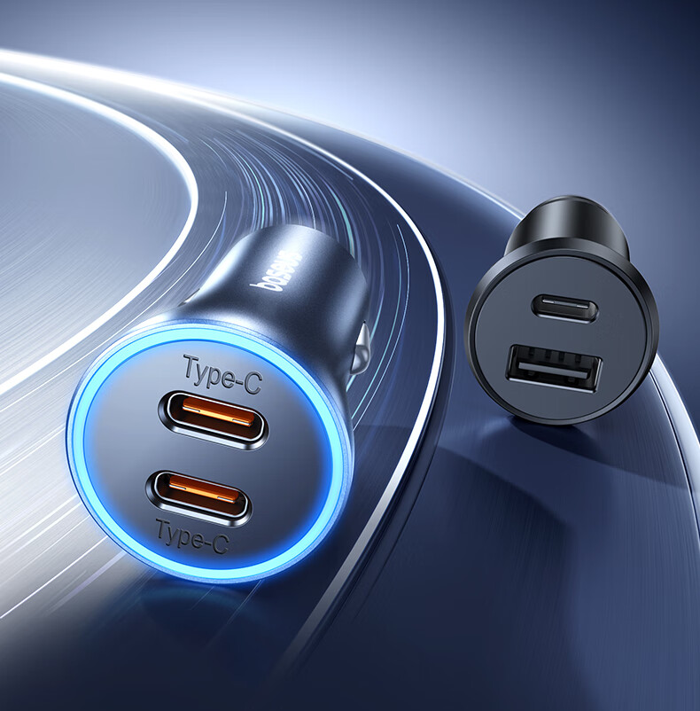 Baseus Car Charger for Apple 15/16, Cigarette Lighter Adapter with Dual Ports, Super Fast Charging for Huawei And Xiaomi Converters 6