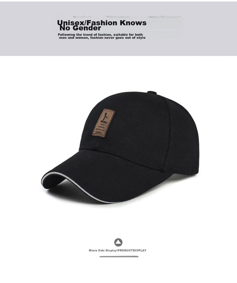 Huili Baseball Cap, Unisex Visor Hat, All-Season Hat, Sports Fishing Sun Hat, Long Brim (White) 13