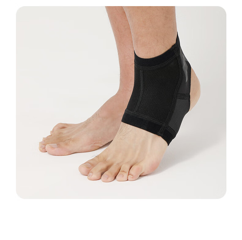 ANTA Ankle Brace, Foot Support, Prevents Sprains And Twists, Post-Injury Fixation, Supports Basketball Sports Ligament Injuries, Lightweight, Gray, Size L 6