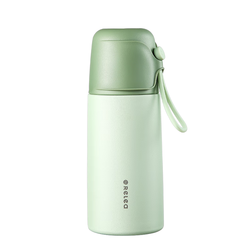 RELEA Insulated Water Bottle for Children, Boys And Girls, 316L Stainless Steel Portable Outdoor Tea Cup, Student Water Bottle, Mid-Autumn Festival Gift