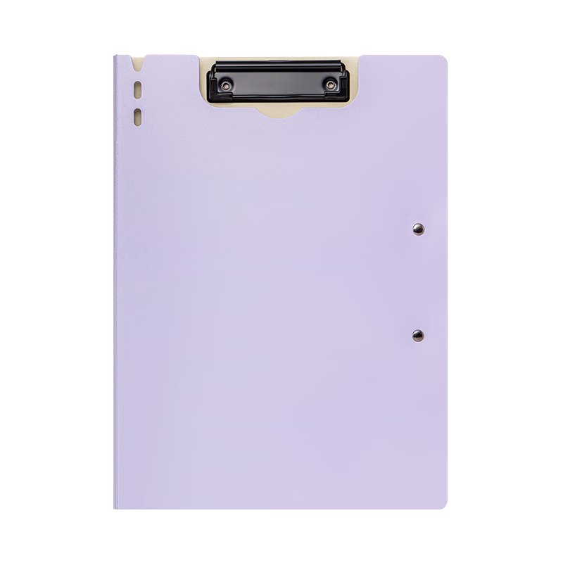 TIANSE A4 File Folder Clipboard, Double Clipboard Meeting Folder Secretary Folder Document Folder Exam Paper Folder Signature Contract Presentation Folder, Office Supplies, TS-10007, Lilac Purple
