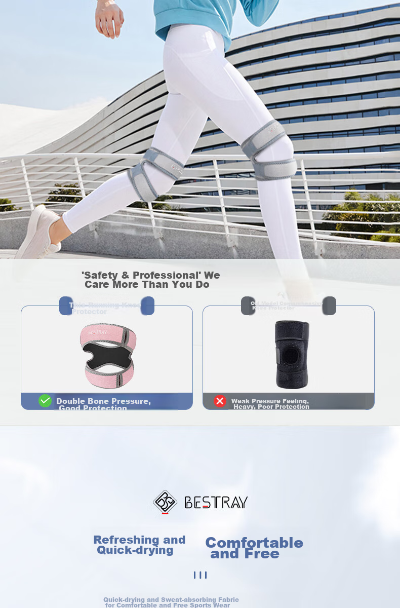 Bestray Patellar Strap Knee Brace, Professional Grade, for Men And Women, Sports Knee Support, Badminton Running Ice Knee Strap, Joint Protection Band 8