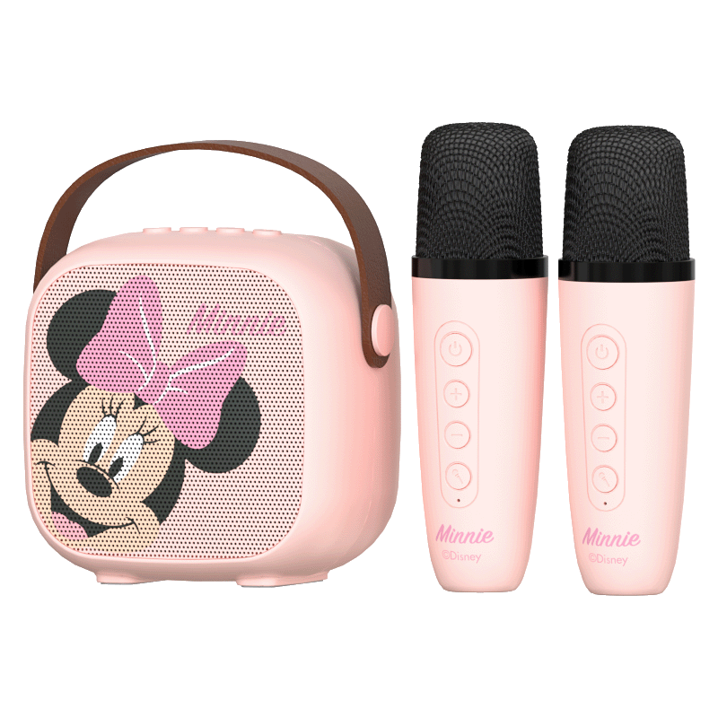 Disney Children's Microphone Karaoke All-In Machine, Mid-Autumn Festival Gift, Wireless Bluetooth Speaker, Xiaodu Smart Voice Assistant, for Students Singing, Boys And Girls Birthday, MK01 Minnie