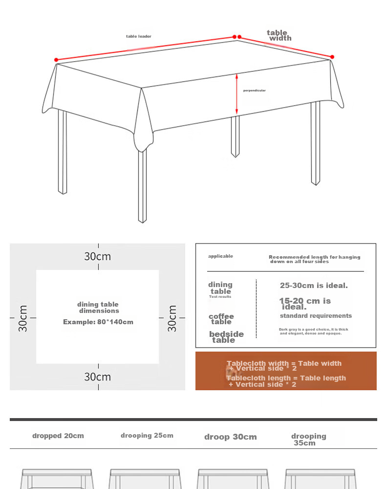 Mihua Tablecloth, Coffee Table Mat, Dining Table Pad, Waterproof, Oil-Proof, Washable, Scald-Proof, PVC, Luxurious High-End Feel, Table Surface Protection Mat 15