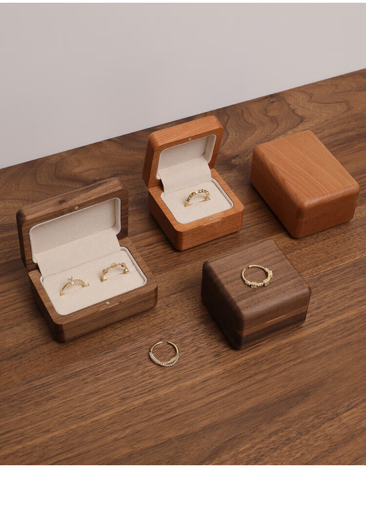 Fanyejia Vintage Jewelry Storage Box, High-Quality Cork, Compact And Portable, for Travel Earrings, Rings, Bracelets, Accessories, 520 Gift 30