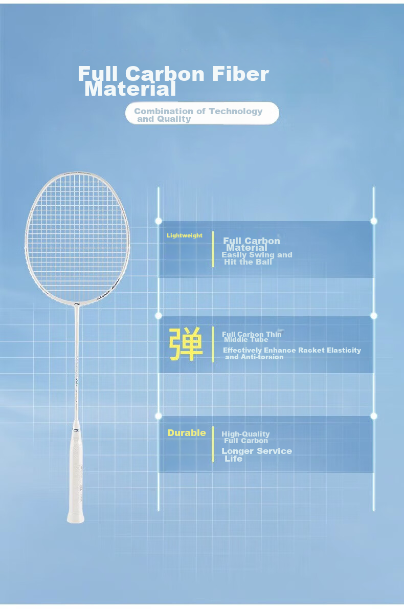 Li-Ning Badminton Racket Storm 79, Full Carbon High Weight WS79 Ultra-Light 5U Black Unstrung Racket, Single Racket AYPT449-5 5