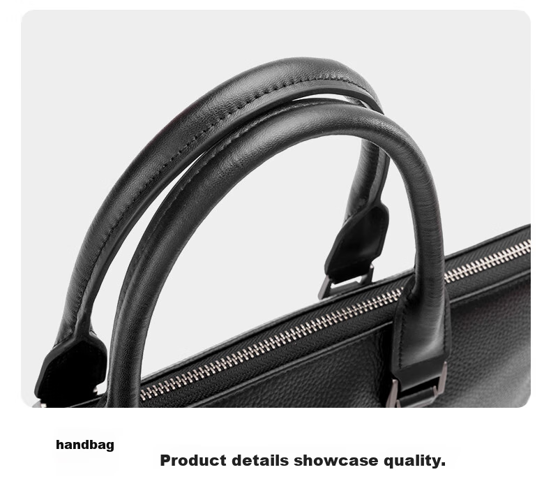 Aokang Briefcase, Business Bag for Men, Handheld Bag, Top-Grain Leather Laptop Bag, Birthday Gift for Husband 10