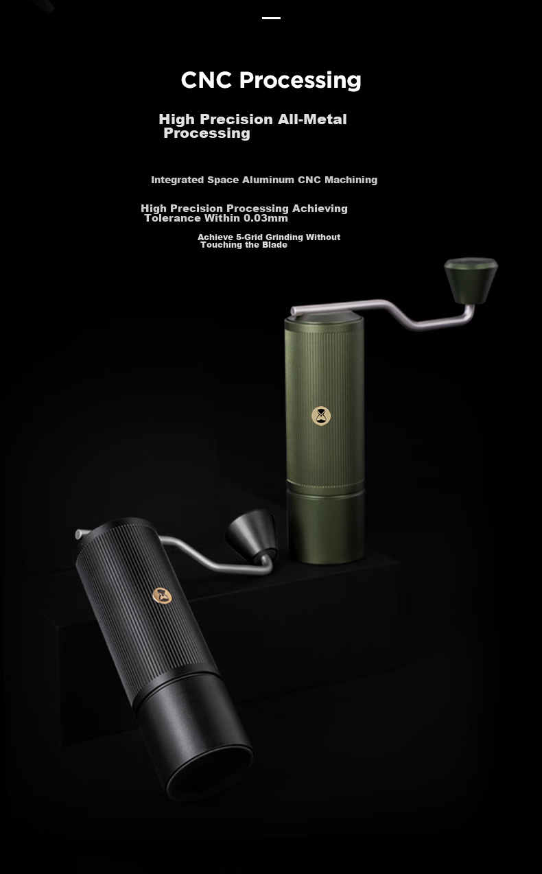 Timemore Xlite Professional Hand-Crank Coffee Grinder, Home Manual Coffee Bean Grinding Machine 12