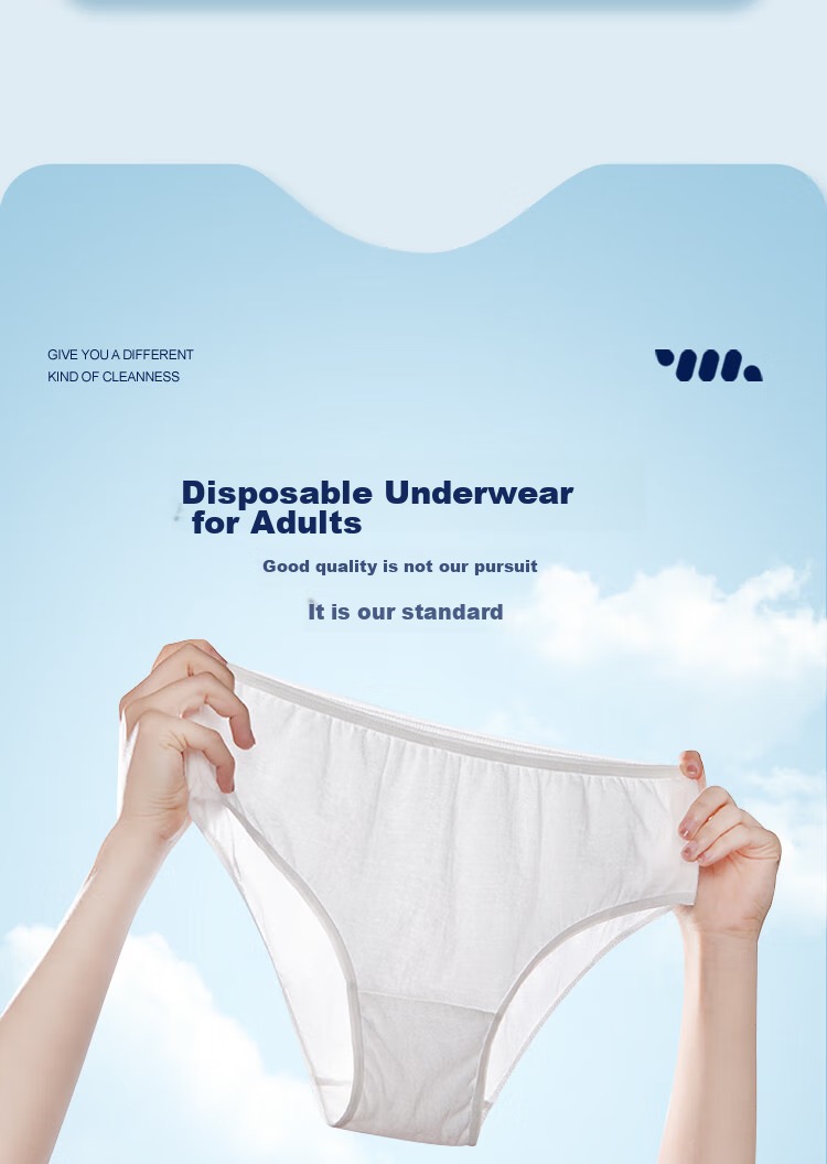 Xinqin Disposable Men's Underwear, Daily-Use, Pure Cotton, No-Wash Boxed, Starry Sky Series, Mid-Rise, XL Size, 5-Pack 6