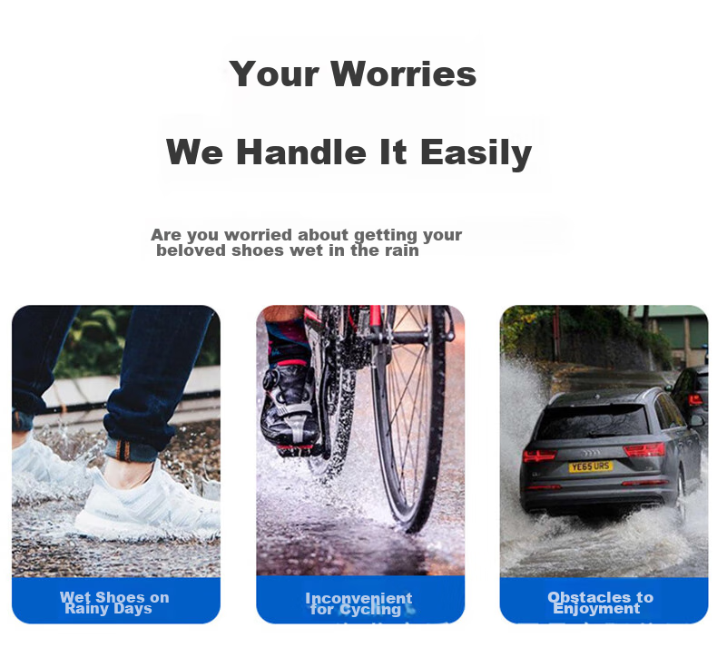 JOYTOUR Disposable Rain Pants, Adult Half-Length Thickened Wear-Resistant Outdoor Cycling Hiking Anti-Rip Rain Pants, Single Pack 3