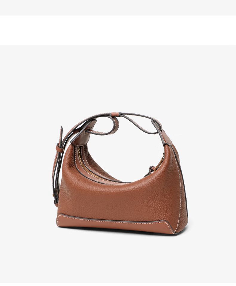 Aiqinghai Top-Grain Leather Handbag, Women's Shoulder Crossbody Bag, Tote Dumpling Bag, Practical Birthday And Mother's Day Gift for Mom 13