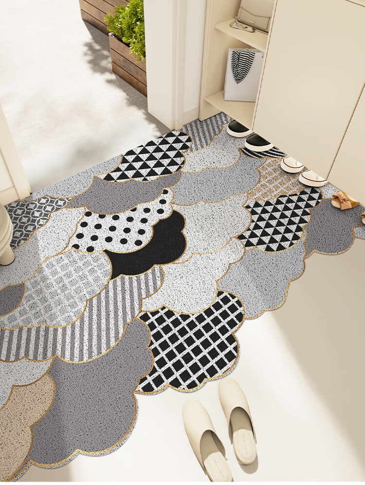 Dajiang Entrance Door Mat, Foot Mat, 2026 New Style, Cuttable Loop Pile Mat, Entrance Door Mat, 60x90cm 2