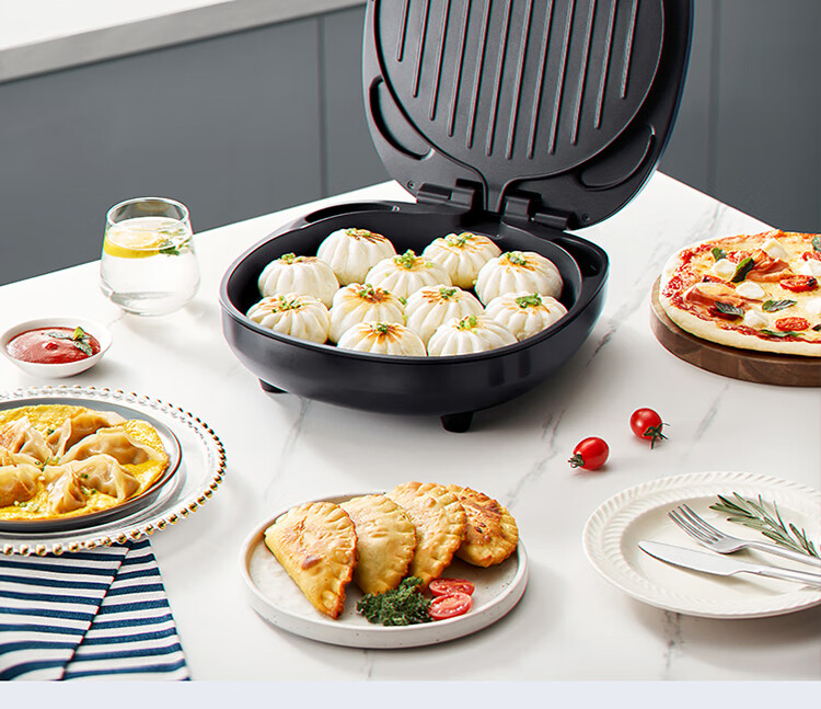 Joyoung Home Use 36mm Deep Electric Griddle Breakfast Maker, Double-Sided Heating Pancake Pan JK30-GK128 8