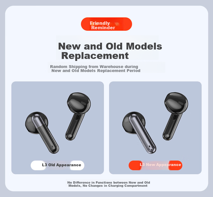 Newmine L3 True Wireless Bluetooth Earbuds, Semi-In Design, Long Battery Life, for Sports And Running, Compatible with Apple, Huawei, Xiaomi Phones, White Color, Wireless Earphones 14