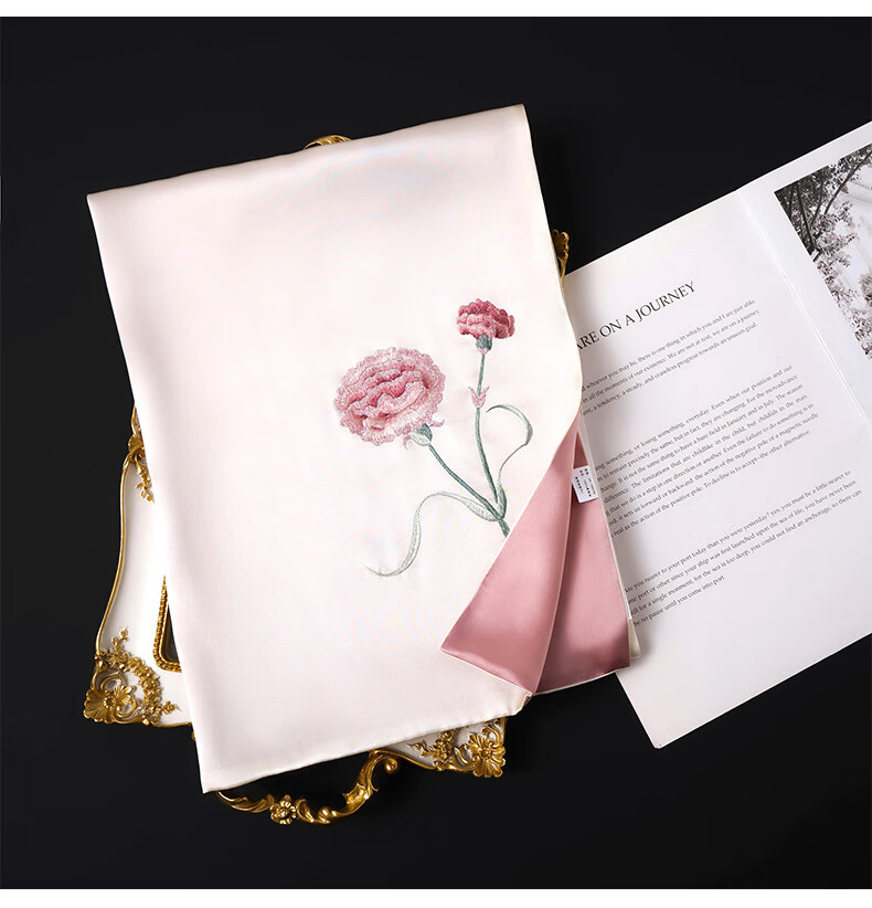 Hangsifu Suzhou Silk Scarf, Autumn And Winter Warm Neck Protection Shawl for Women, Mulberry Silk Wrap, Outer Layer, Birthday Gift for Mom 17