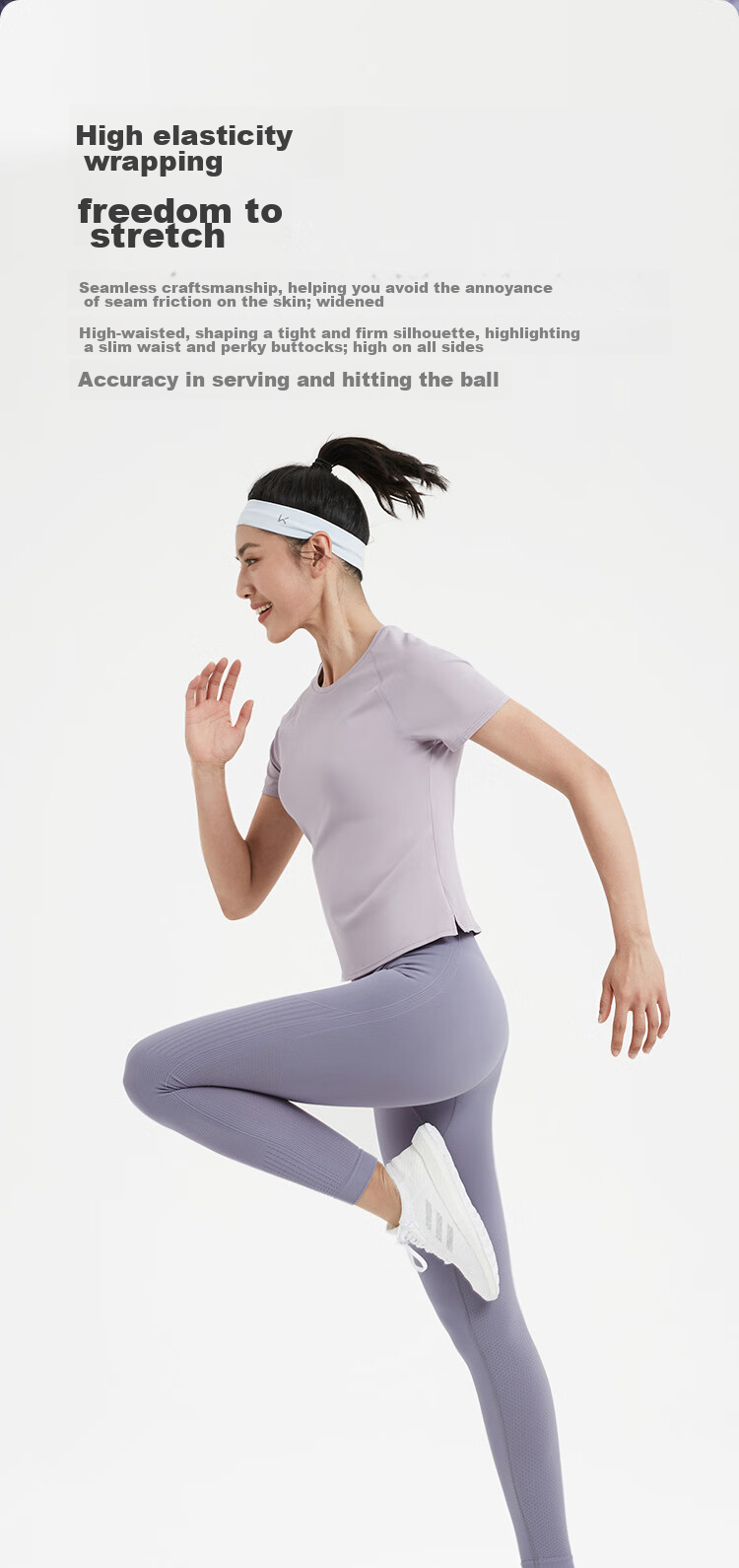 Keep Seamless High-Waisted Leggings for Women, Fitness Pants, Butt-Lifting Shaping Yoga Pants, Sports Running Workout Pants, Classic Black, Size L 3