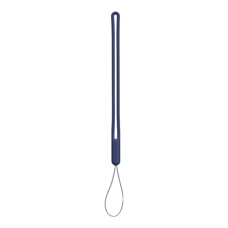 ESCASE Phone Lanyard, Camera Strap, Wallet Strap, USB Drive Strap, Keychain, ID Holder, Phone Accessory for Huawei Mate80 Pro, Xiaomi 17 Pro And Other Smartphones, Silicone, Midnight Blue ES-XS2