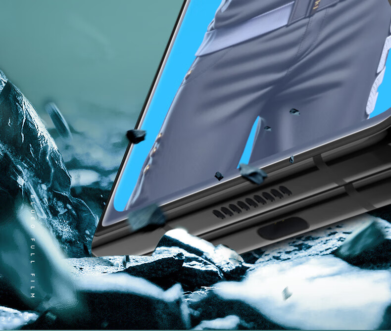 BLUEO Screen Protector for Samsung Z Fold 5/4, Samsung W23 Tempered Glass Film, Anti-Static, Shockproof, Wear-Resistant, Anti-Fingerprint Protective Film 3