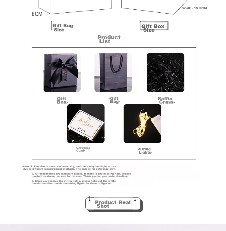 TaTanice Gift Box, Empty Box, Mid-Autumn Festival Gift, Birthday Gift Box, Gift Packaging Box, Confession Gift Box, Present Box 5