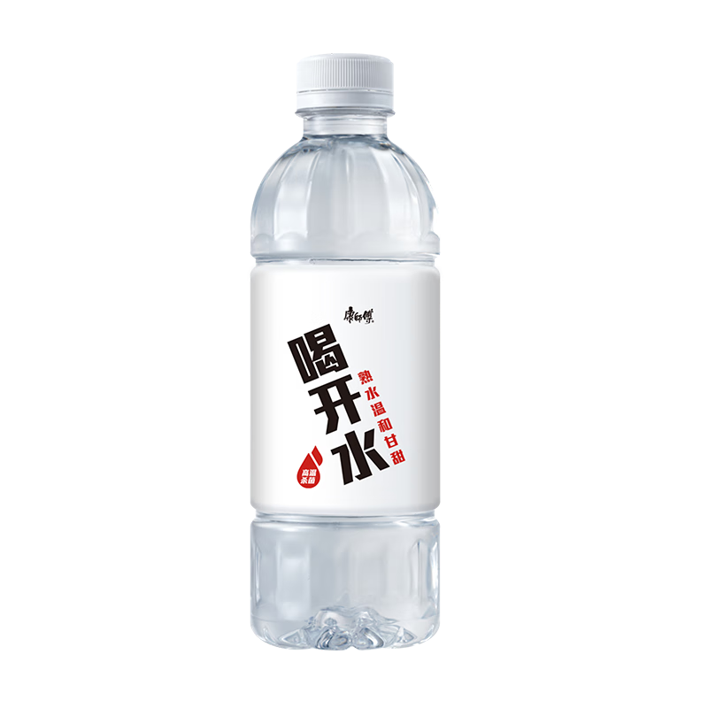 康师傅喝开水 熟水饮用水 380ml*24瓶 整箱批发瓶装水白开水 热门商品