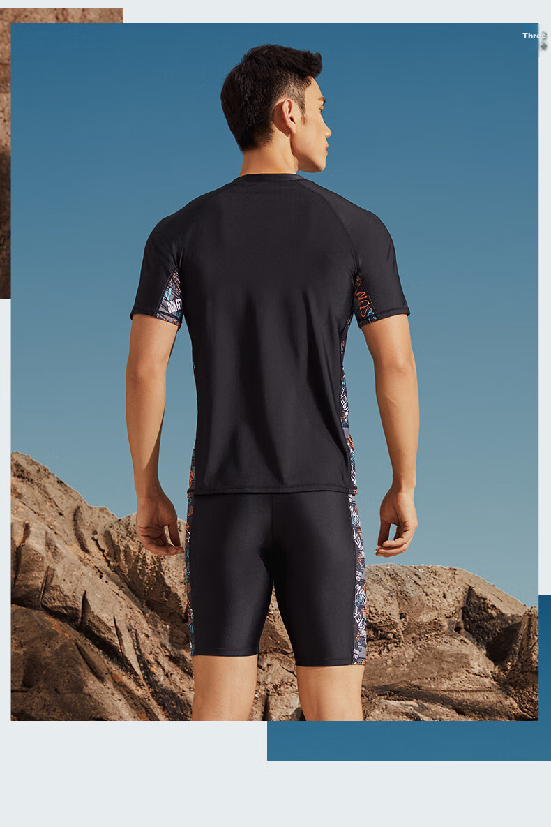 361° Men's And Teenagers' Swimwear Set, 2026 New Style Two-Piece Top, Adult Swimsuit, Hot Spring Bathing Suit 15