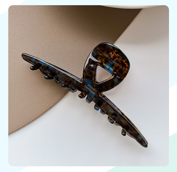 CHIMERA Simple Acetate Board Shark Clip High-End Hairpin Hair Claw Clip for Back of Head, Bun Maker, Women's Mid-Autumn Festival Gift 27