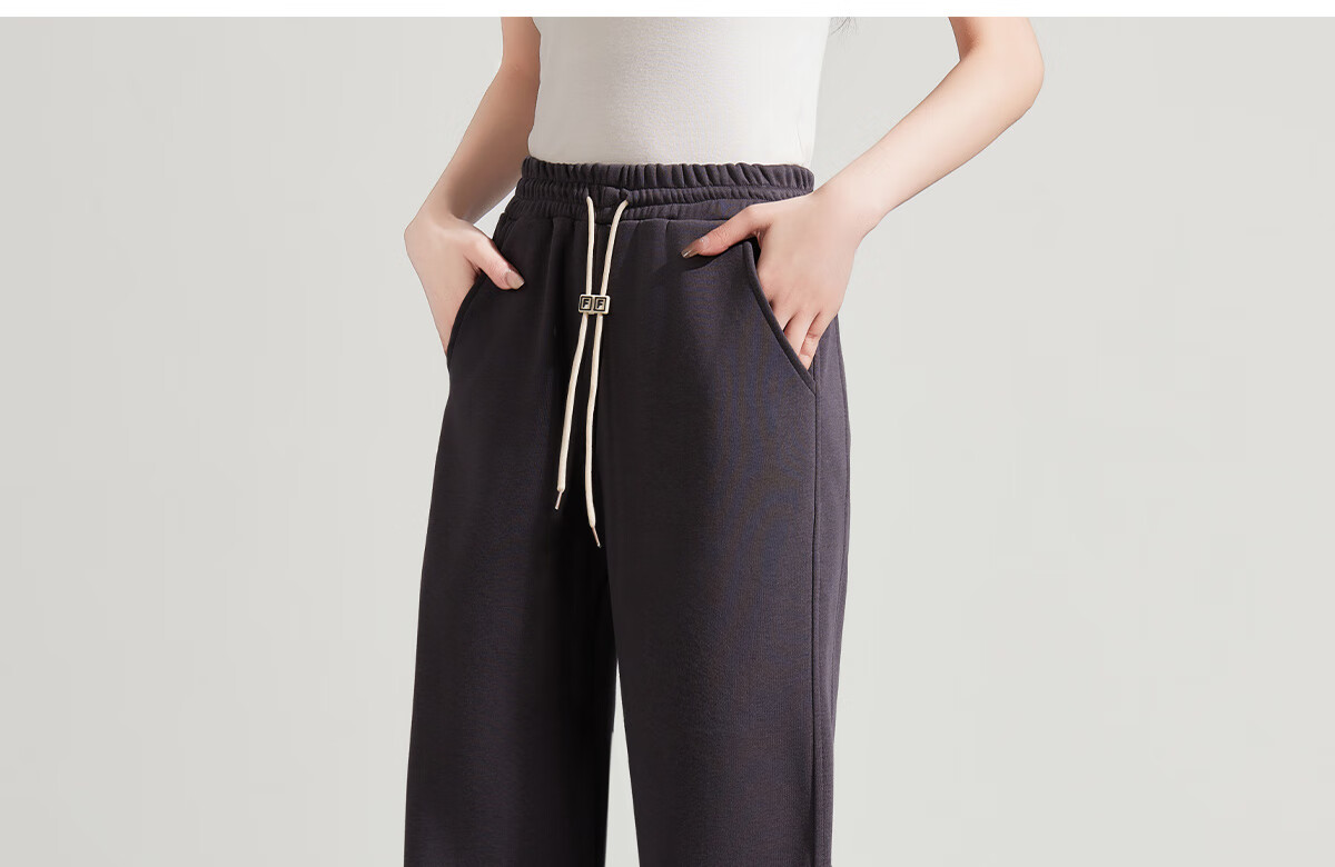 Halo Queen Women's Joggers with Elastic Waistband And Drawstring, Casual Pants for Spring And Autumn, Loose-Fitting Slimming Sweatpants H13QR1953 22