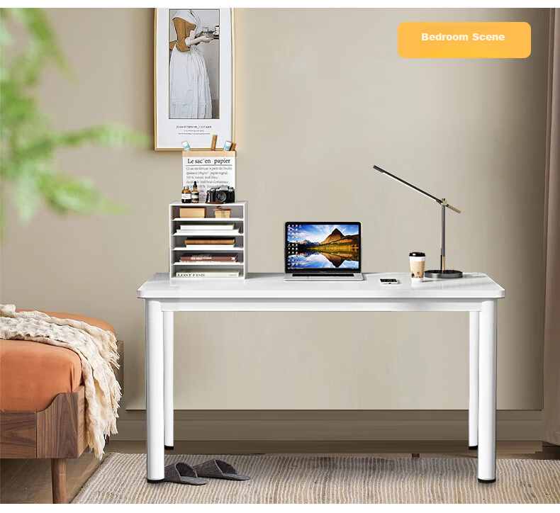 Shidaijiaju Thickened Computer Desk, Simple Writing Desk, Modern Office Desk, Bedroom Student Home Study Table 13