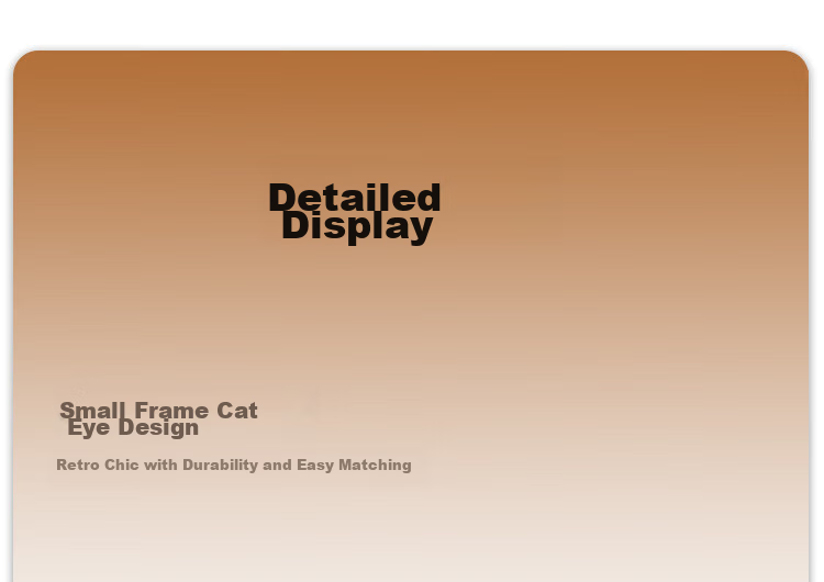 Prsr [Qianjin Frame] Celebrity-Style Sunglasses, High-End Retro Cat-Eye Sun Protection Glasses PS3062-B 2