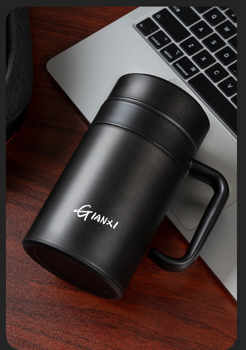 Jieanxi Insulated Mug, 316 Stainless Steel, Smart Temperature Display, Large Capacity, Office Tea Cup, Home Use, 520ml Gift 13