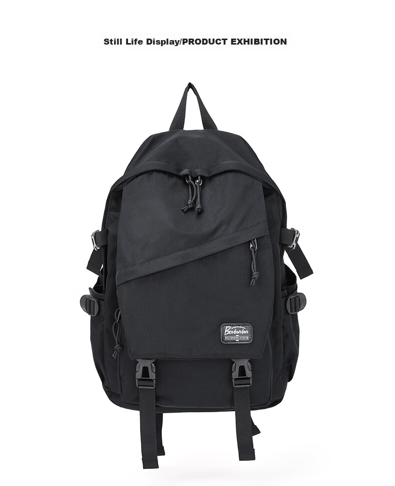 BOSTANTEN Men's Backpack, High School And College Student Bookbag, Trendy Backpack with Large Capacity for Laptops And Notebooks, Suitable for Both Men And Wome 10