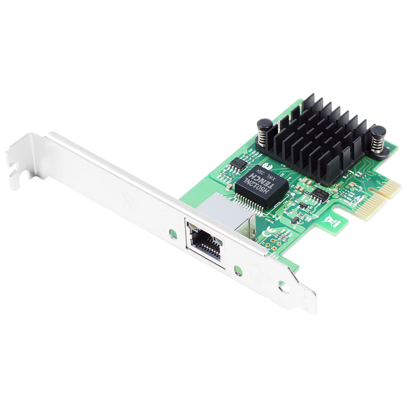 FLYBISH NA226-T1 PCIe 2.5G Network Card for Windows 10/Linux Systems, 2500M Desktop Computer Gaming E-Sports Server Industrial Camera with Intel I226-V Chip