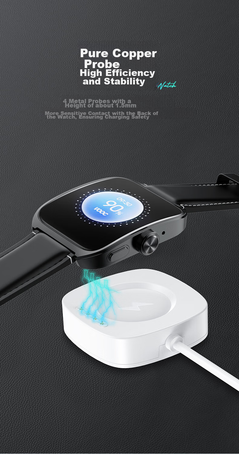 CangHua Compatible with OPPO Watch Charger, Suitable for WatchX3/X2/X2mini/watch4Pro/4/3/3Pro/2/SE OnePlus Watch 2 Charging Cable, Magnetic Fast Charging Dock 10