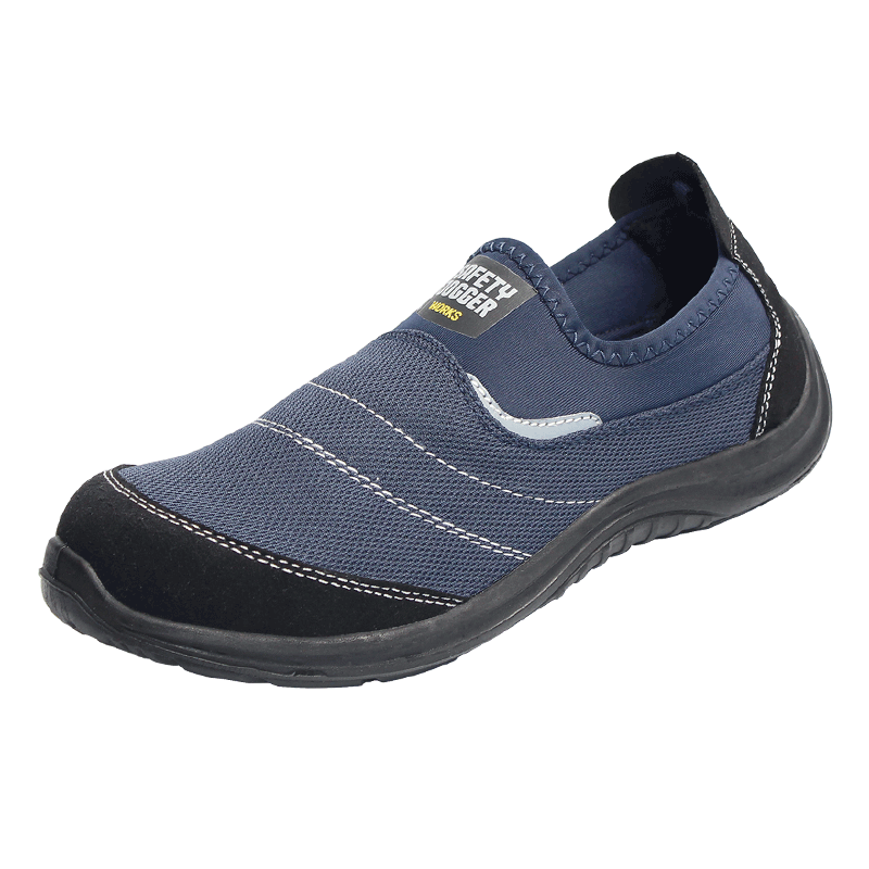SAFETY JOGGER Yukonstar Men's Breathable Lightweight Anti-Smash, Anti-Puncture, Anti-Static Safety Shoes, Sea Blue, Size 40