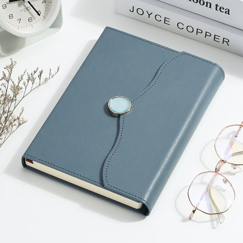 DiLe A5 Magnetic Clasp Notebook, Planner, Work Efficiency Manual, Journal, Diary, 140 Pages/book, 25-80 Gree