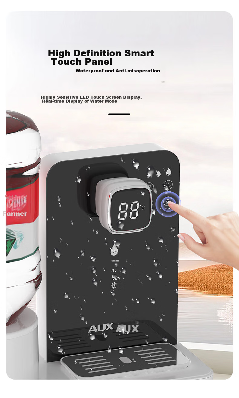 AUX Instant Hot Water Dispenser Portable Instant Hot Water Kettle Mini Smart Water Dispenser for Office Small Desktop Use Free [2.5L Water Bottle] 8