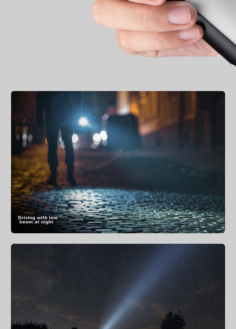 Mijia Multi-Functional Flashlight, Window Breaker, Knife, Safety Hammer, High Brightness Illumination, Long-Lasting Battery Life, Stepless Zoom 5