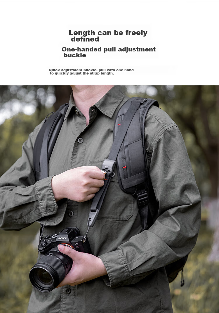 PGYTECH Dandelion Camera Backpack Strap, Photography Bag Camera Strap Accessory, Mirrorless And DSLR Camera Shoulder Strap Accessory, Suitable for Canon Sony Fuji Accessories 7