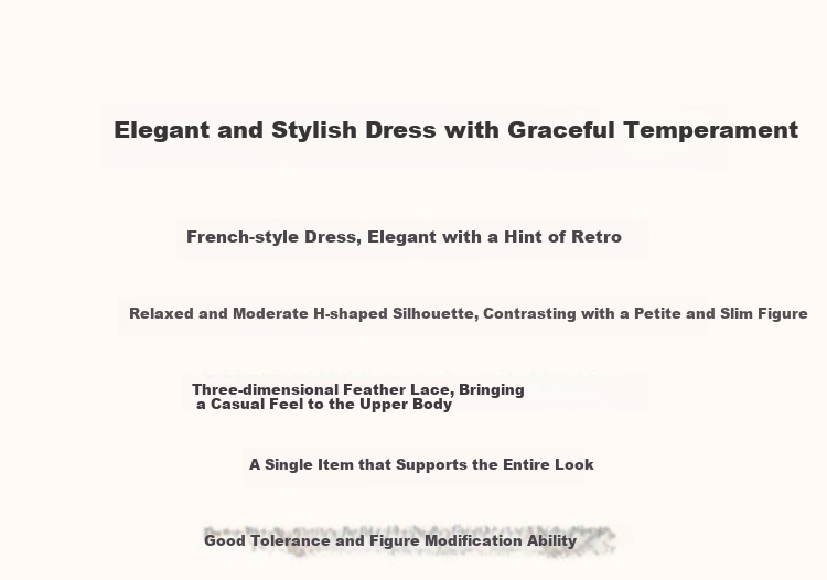 Dme [Retro Lace Design] Autumn French V-Neck Elastic Waist Puff Sleeve Midi Dress for Wome 1