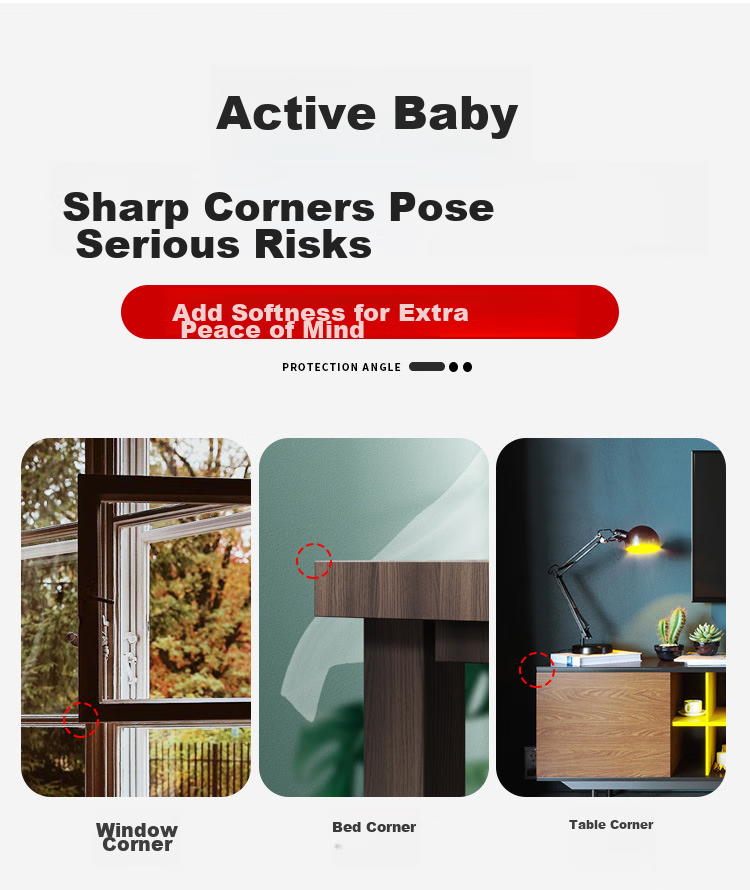 9I9 Baby Corner Guards, Transparent Child Safety Edge Protectors, Thickened Anti-Collision Corner Cushions for Tables And Beds, Pack of 10, A36 3