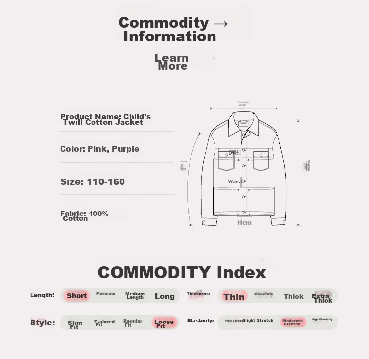 Baleno Girls' Jacket for Spring And Autumn 2026, Stylish Lapel Denim Jacket for Older Girls, Children's Spring Clothing, Casual Cardiga 5