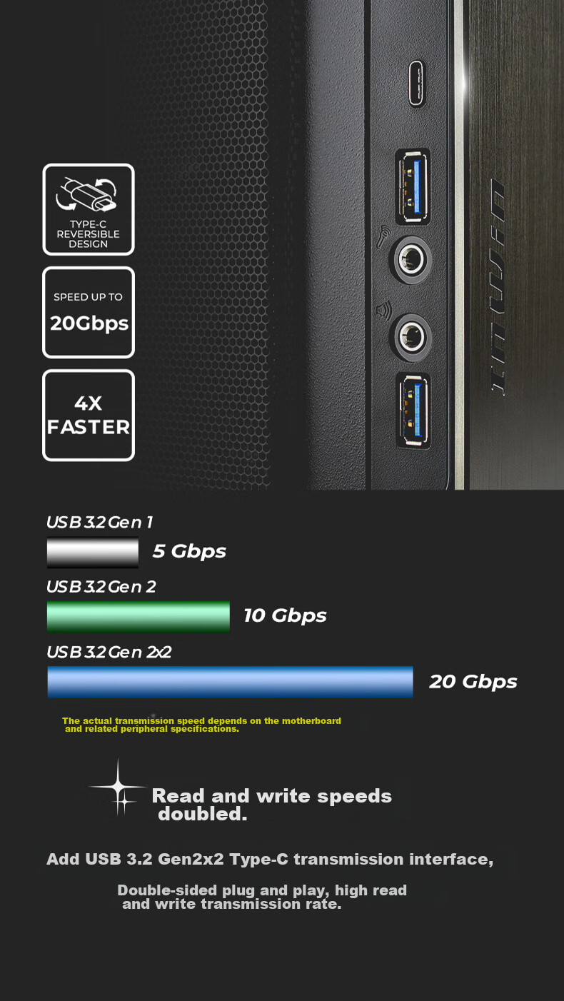 IN WIN Chopin MAX Silver ITX Computer Case (Supports ITX Motherboard / 54mm Cooler Height Limit / Includes 200W Gold Power Supply / Supports 20Gbps Type-C) 8