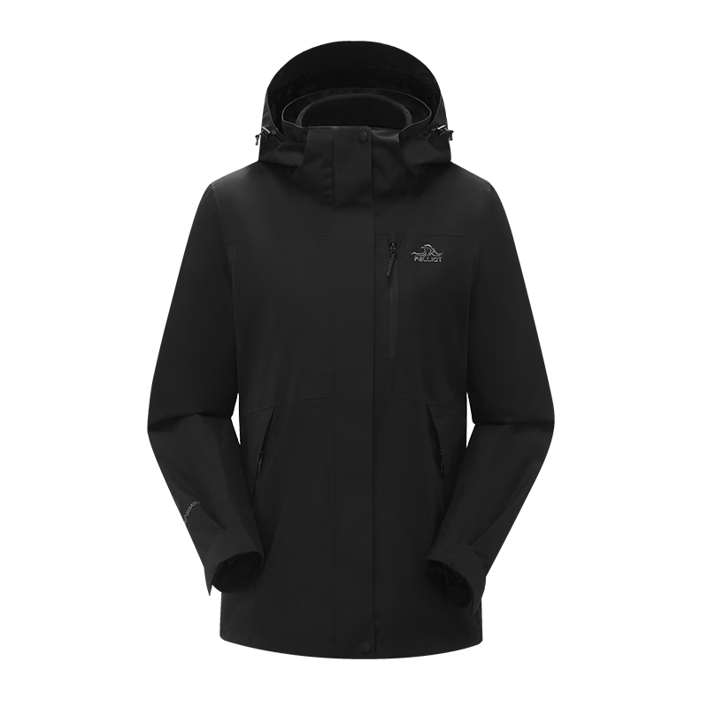 Pelliot [Zhao Lusi Same Style] Shan Ye 2.0 Three-In Men's Outdoor Windproof Waterproof Jacket 11340105