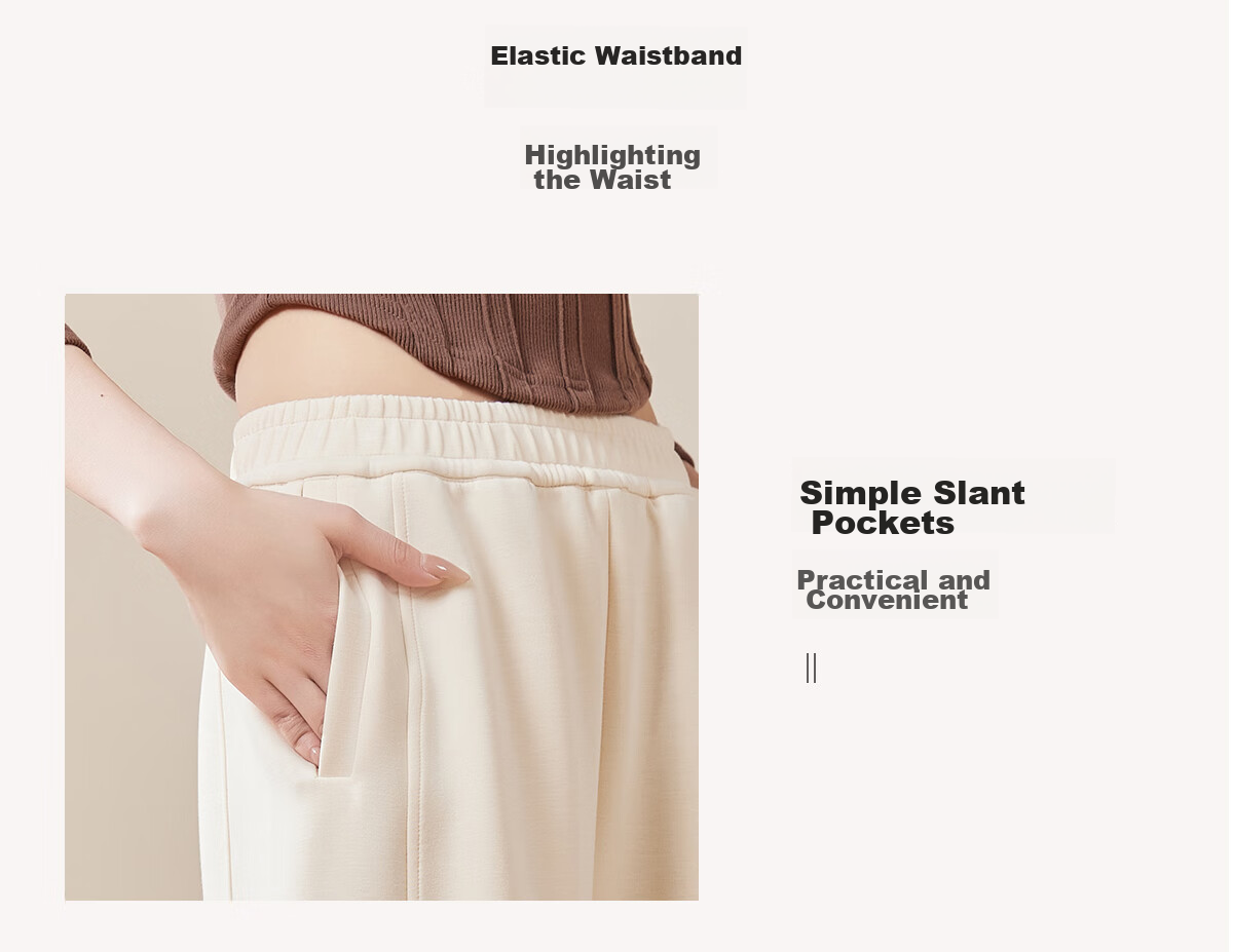 Chushen Women's Casual Pants, Fashionable And Versatile, High-Waisted Loose-Fitting Slimming Nine-Point Harem Pants, Grandma Pants S141K2005 6